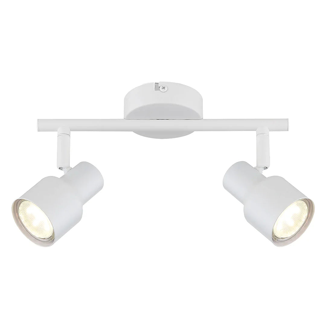 The Lighting Club Spotlight 2 Light Iceberg Metal Spotlights - 3 Sizes S421/2 WHITE 6007226090369