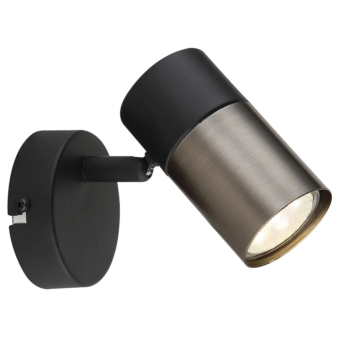 The Lighting Club Spotlight 1 Light Podium Metal Spotlights - 3 Sizes S422/1 BLACK 6007226090390