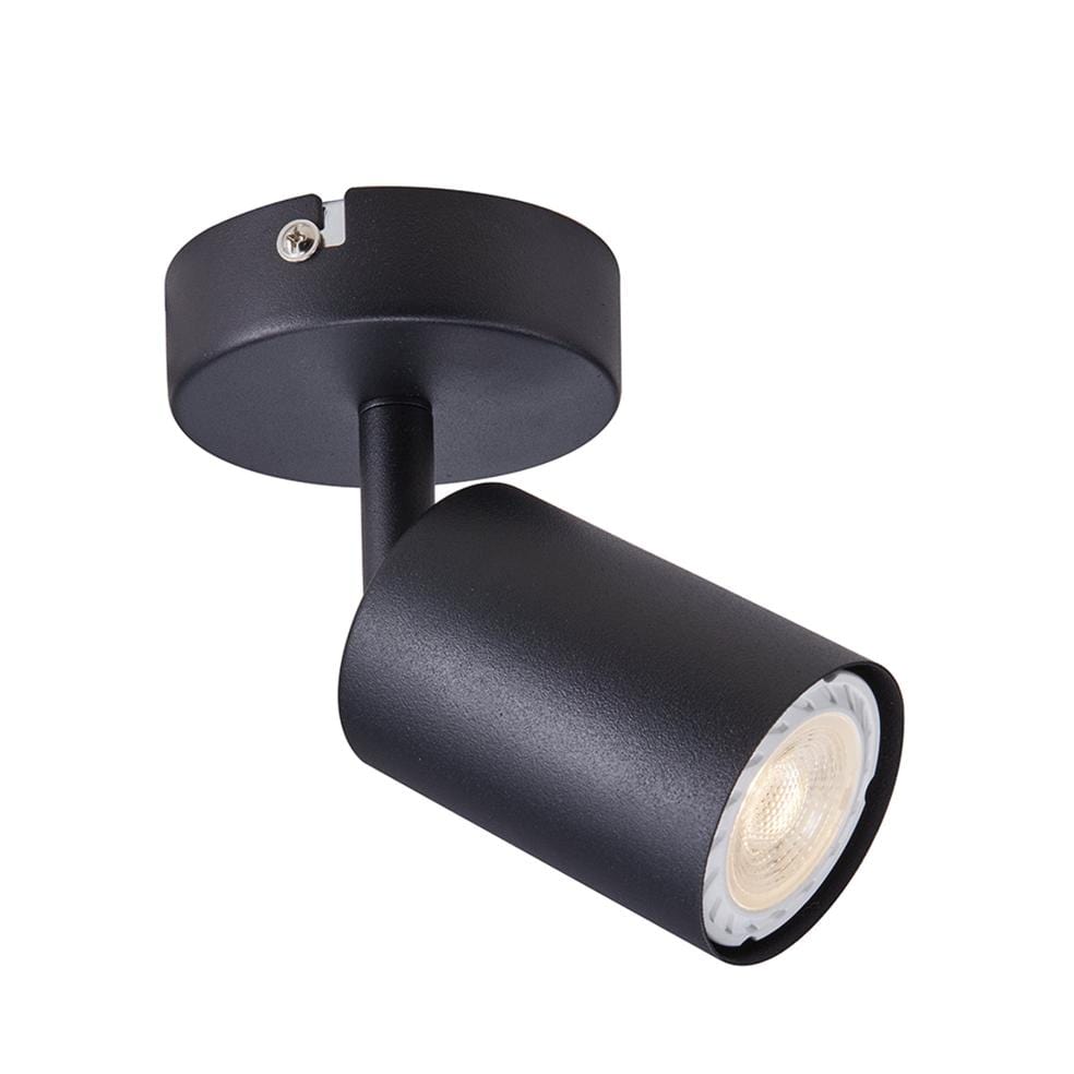 The Lighting Club Spotlight Black Urban Metal Single Spotlight Black | White S529B 6009551809357
