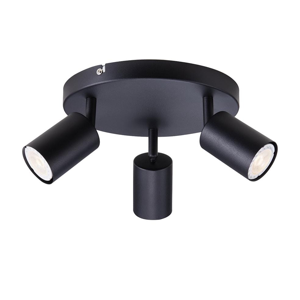 The Lighting Club Spotlight Black Urban Metal Trio Spotlight Black | White S532B 6009551809418