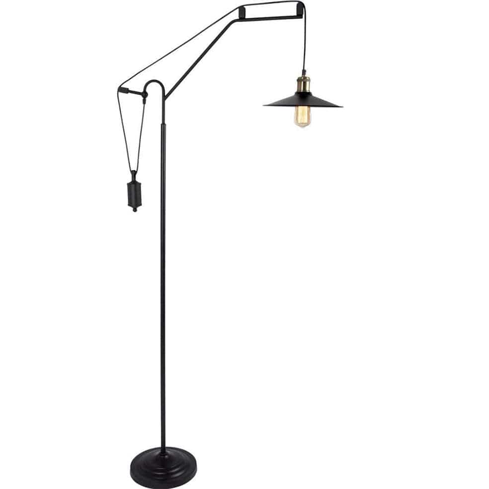 Bright Star Lighting Lamps Scandi Scale Floor Lamp SL016 MATT BLACK 6007226064094