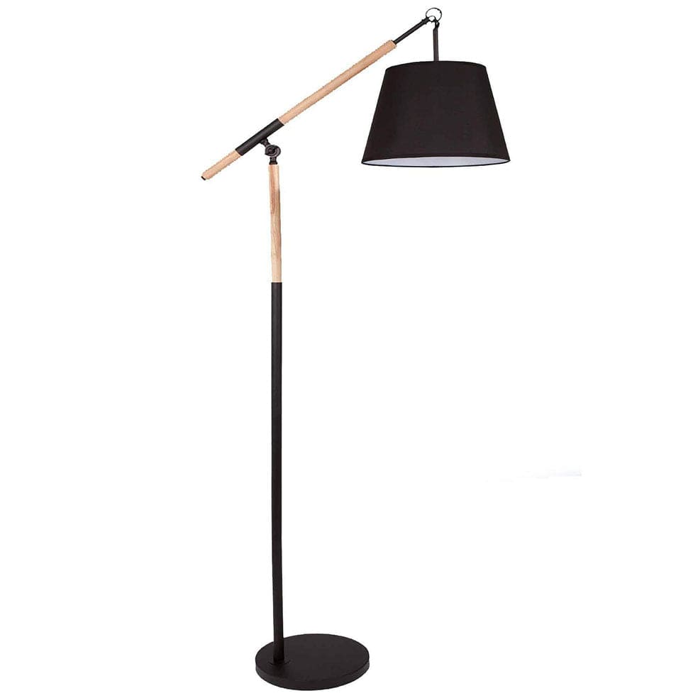 The Lighting Club Lamps Acro Floor Lamp Wood and Black SL018 BLACK 6007226065039