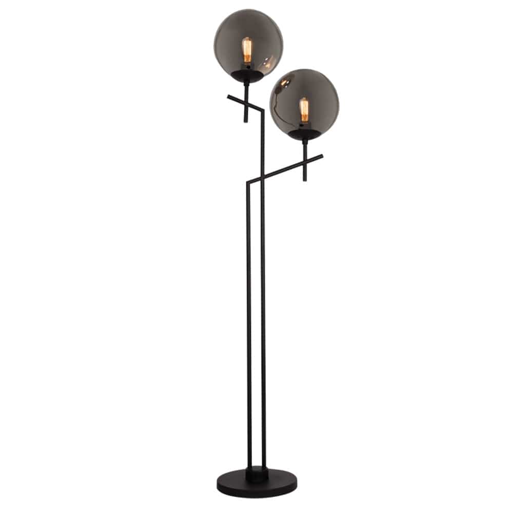 The Lighting Club Floor lamps Deco Duo Floor Lamp Glass and Metal SL072 BLACK 6007226040852