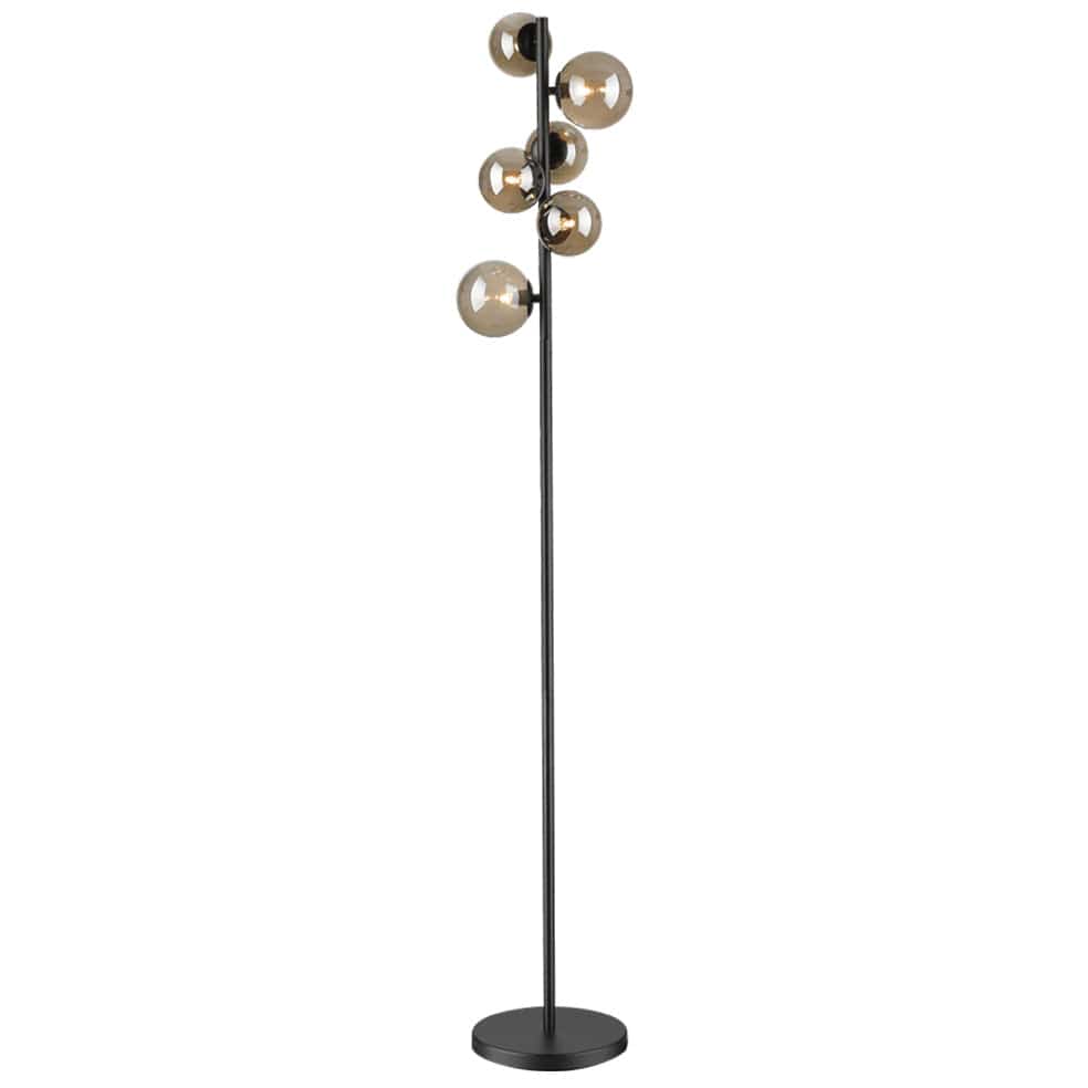 The Lighting Club Lamps Constellation Floor Lamp Black and Glass SL401 MATT BK 6007226079883
