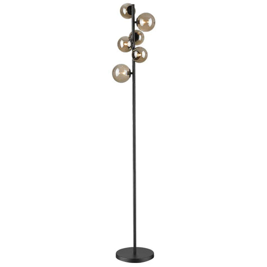 The Lighting Club Lamps Constellation Floor Lamp Black and Glass SL401 MATT BK 6007226079883