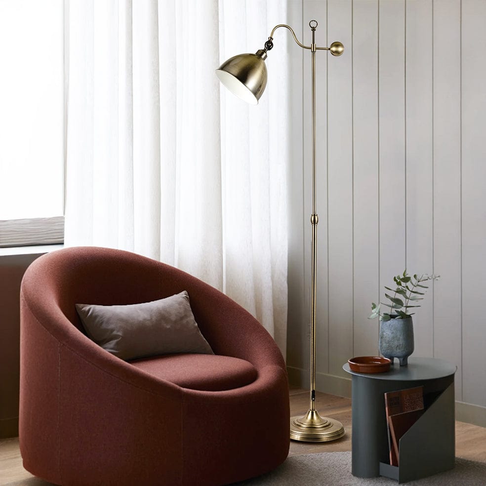 The Lighting Club Floor lamp Ashton Metal Floor Lamp Antique SL419 ANTIQUE 6007226085466