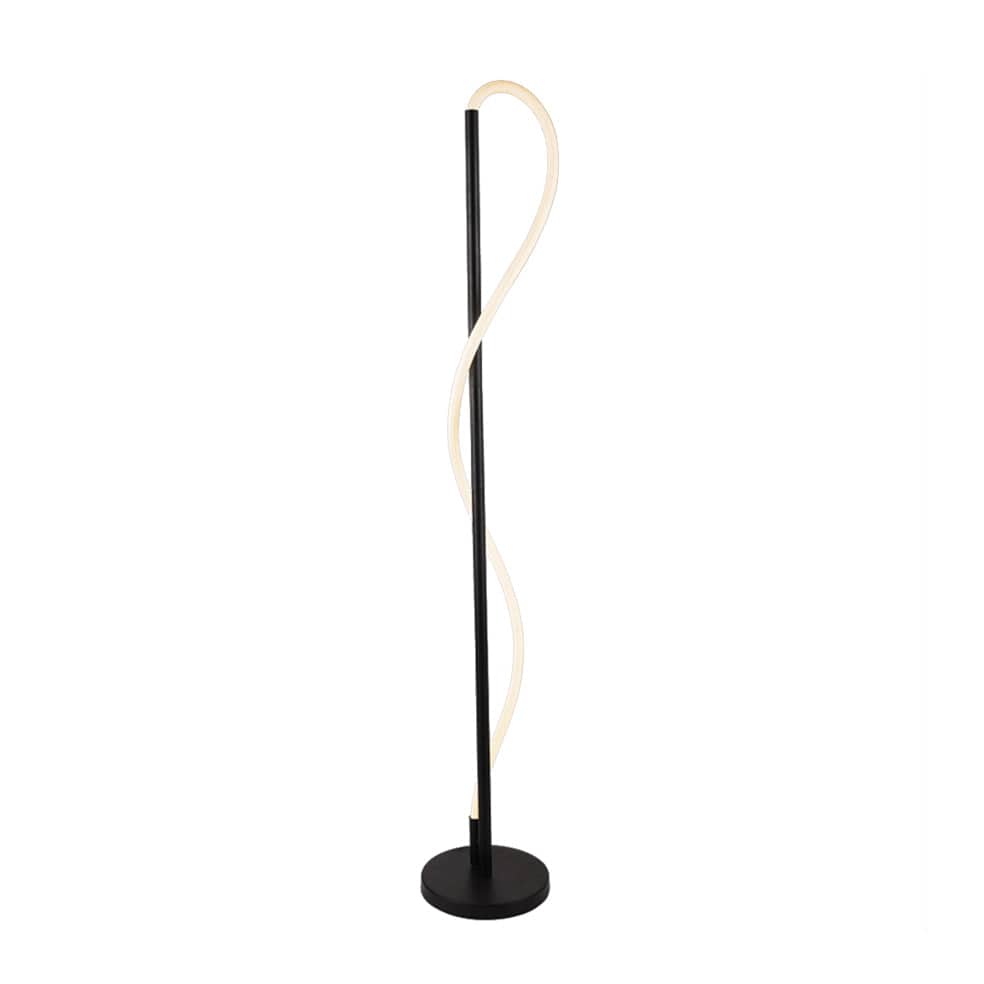 The Lighting Club Floor lamp Whirl Metal LED Floor Lamp Black SL428 BLACK 6007226087581