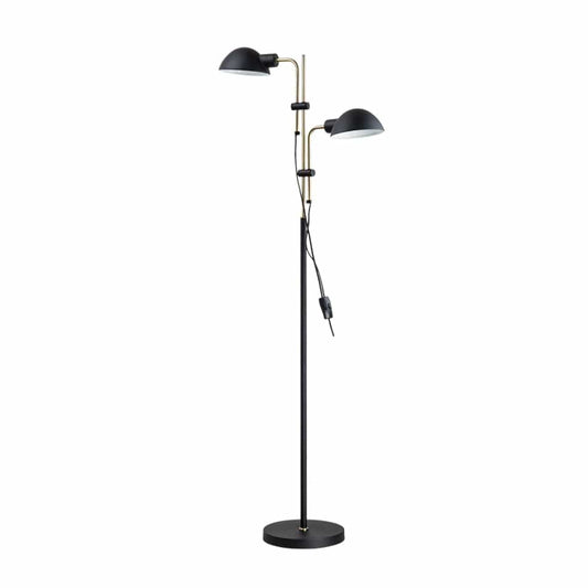 The Lighting Club Floor lamp Austin Double Adjustable Metal Floor Lamp Black SL433 BLACK 6007226088229