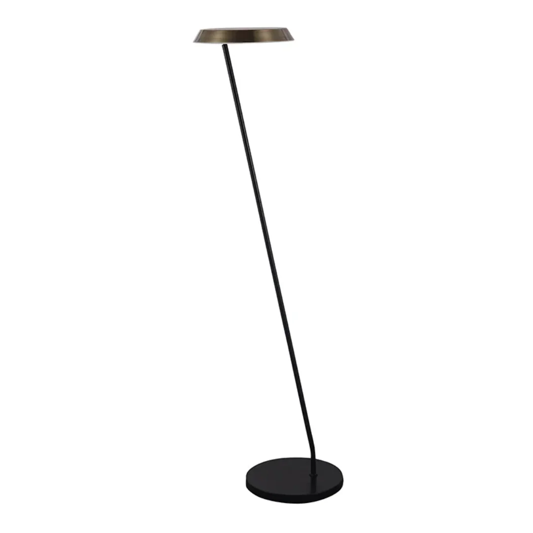 The Lighting Club Floor lamps Brassline Metal and Acrylic Floor Lamp - Antique Brass SL441 ANTIQUE