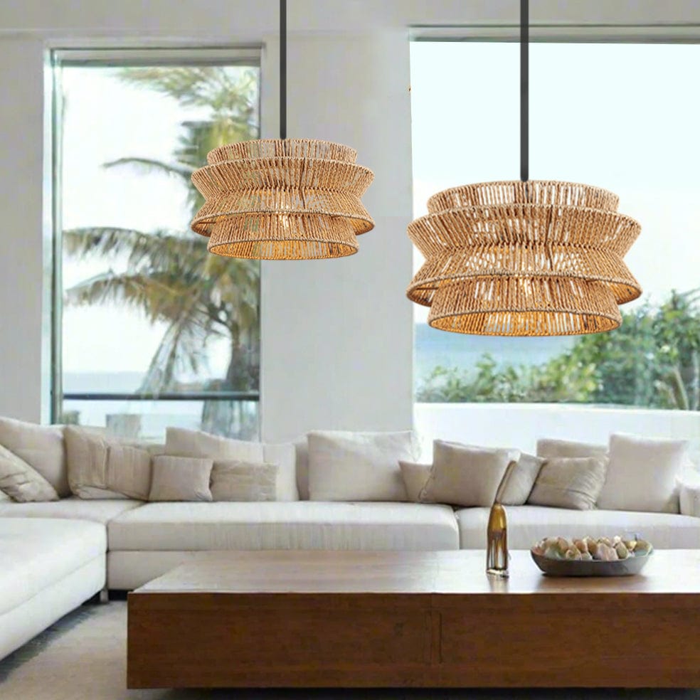 The Lighting Club pendant light RippleForm Paper String Pendant Light - Large | Small