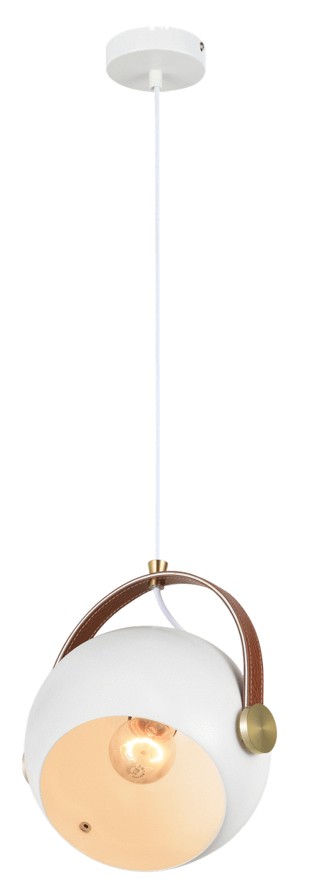 The Lighting Club White Harry Ball Pendant