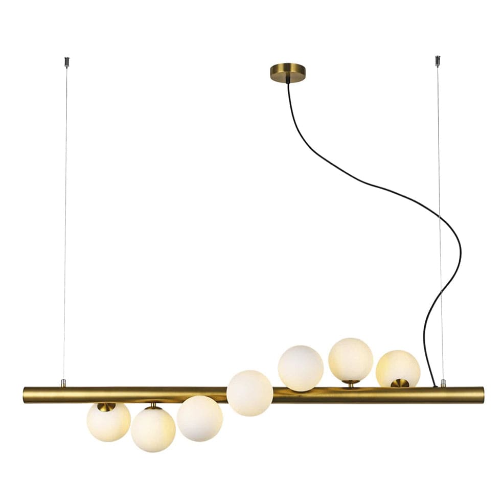 The Lighting Club Gold Spiral Chandelier 7 Light Black | Gold T-KLCH-1477/GD