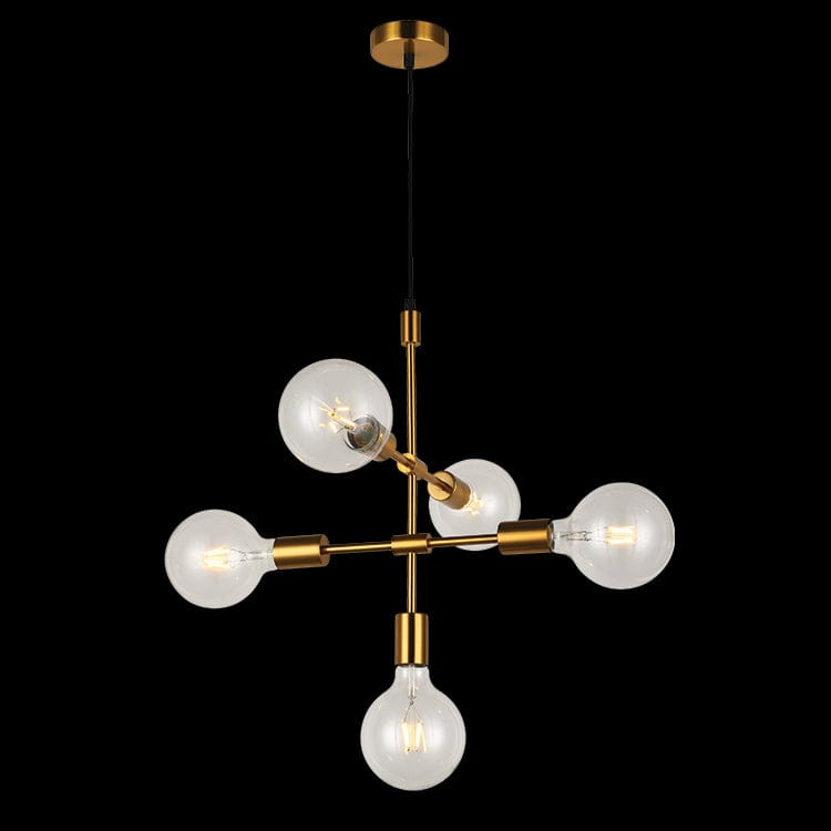 The Lighting Club Pendant Stellar Pendant 5 Light Brass - NO stock, no ETA (30-Jan-2023) T-KLCH-707