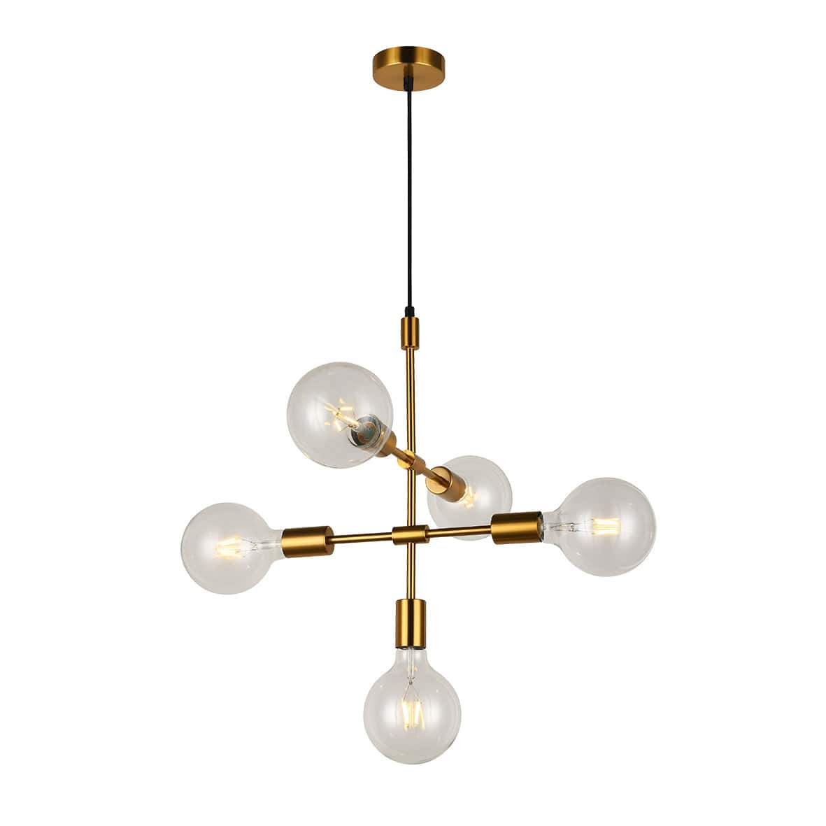 The Lighting Club Pendant Stellar Pendant 5 Light Brass - NO stock, no ETA (30-Jan-2023) T-KLCH-707