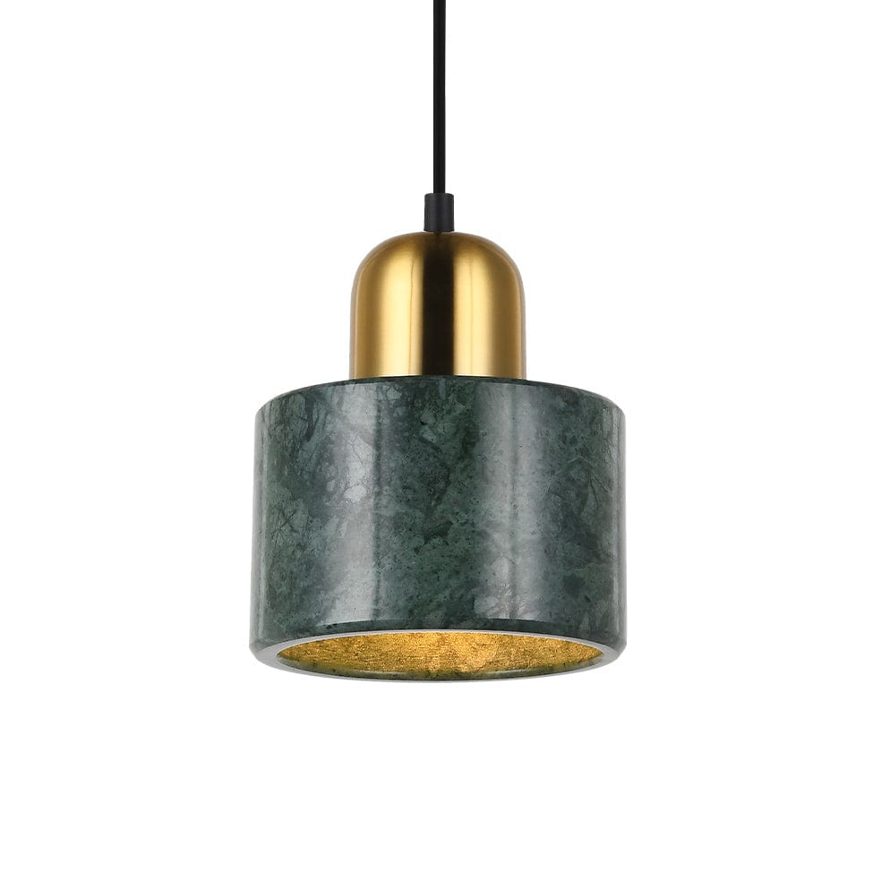 The Lighting Club Pendant Lights Green Melanie Marble and Metal Pendant Light Green | White | Black T-KLCH-840/GR