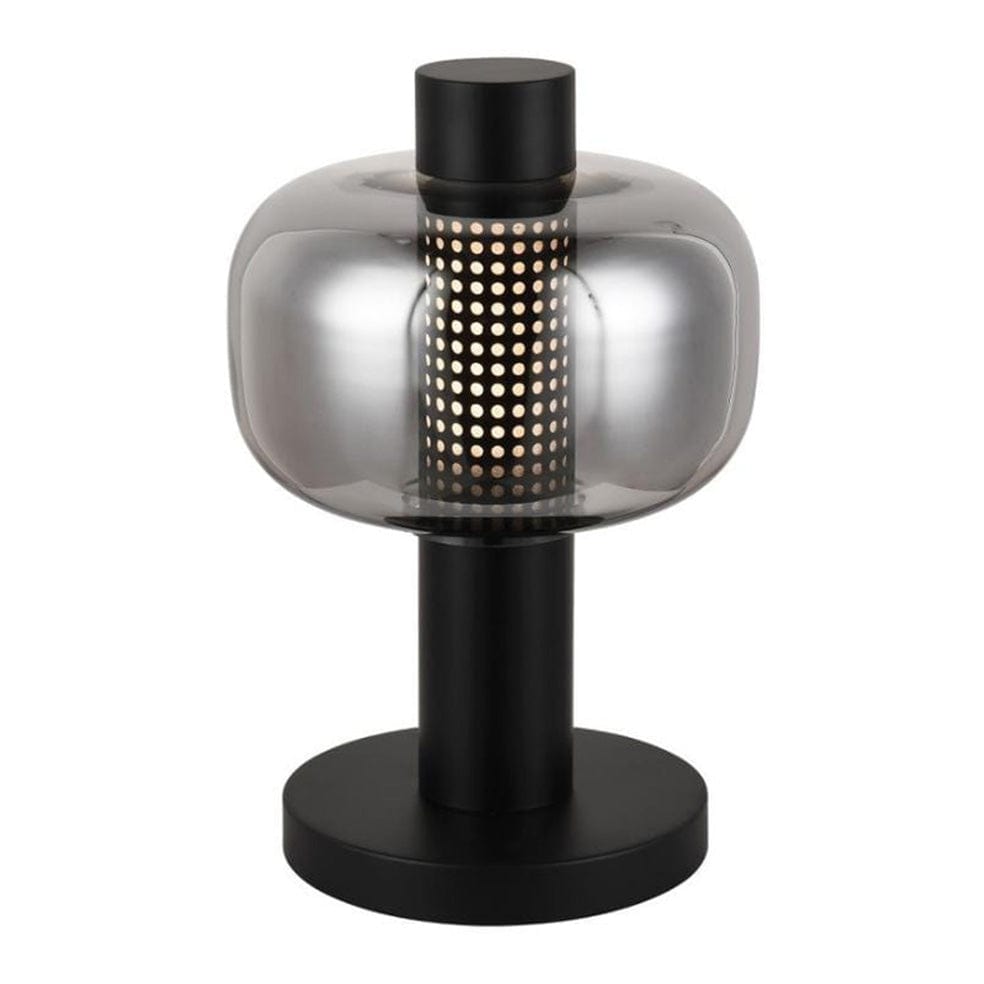The Lighting Club table lamp Black Chicago Metal and Glass Table Lamp Black | Gold T-KLT-133/BL