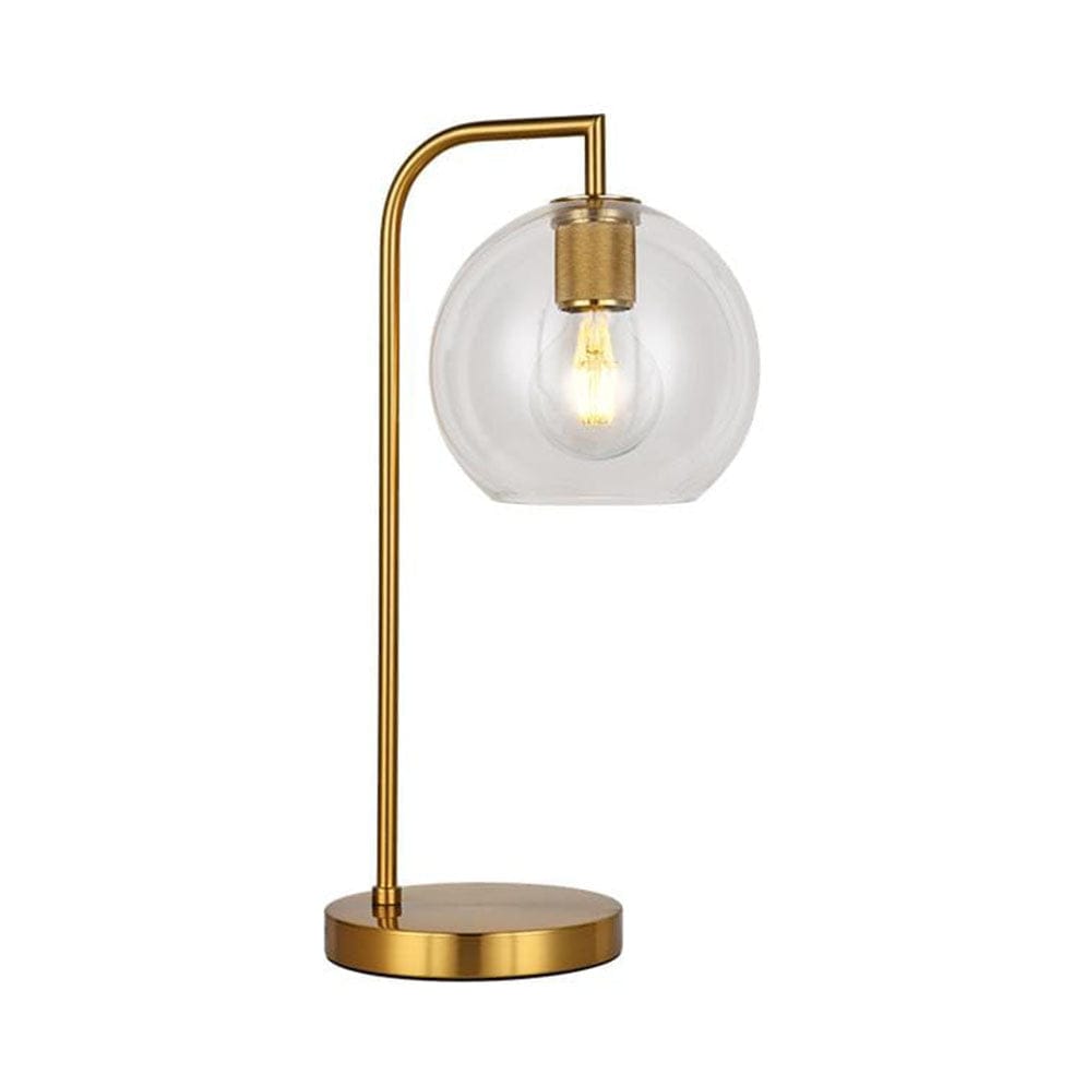 The Lighting Club Pendant Gold Anna Metal and Glass Table Lamp Black | Gold T-KLT-1473/GD