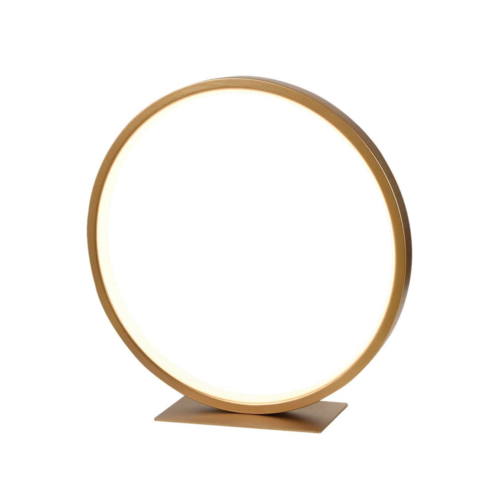 The Lighting Club Tables Gold Gold Ring Metal Table Lamp Gold | Black T-LED-672/GD