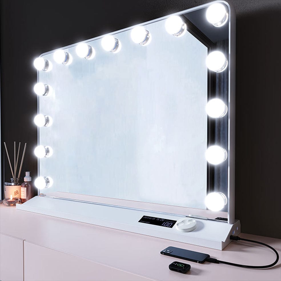 The Lighting Club Mirrors Hollywood Dimmable LED Mirror T-LED-MF34/WH