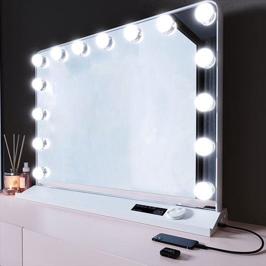 The Lighting Club Mirrors Hollywood Dimmable LED Mirror T-LED-MF34/WH