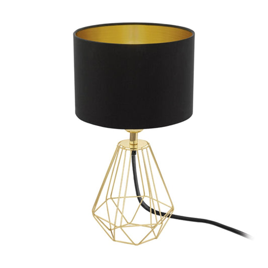 The Lighting Club table lamp Gold Carlton Metal and Fabric Table Lamp Copper | Gold T159BG 9002759957889