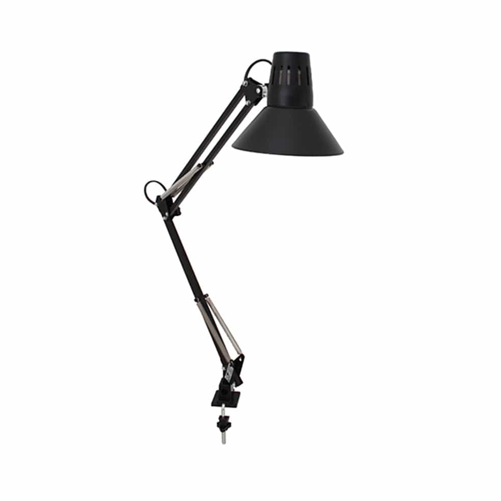 The Lighting Club DESK LAMP Black Adjustable Clamp-on Metal Desk Lamp Black | White T20B 6007328002901