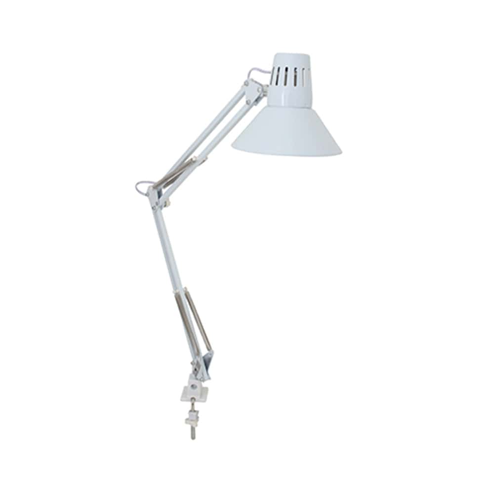 The Lighting Club DESK LAMP White Adjustable Clamp-on Metal Desk Lamp Black | White T20W 6007328002918
