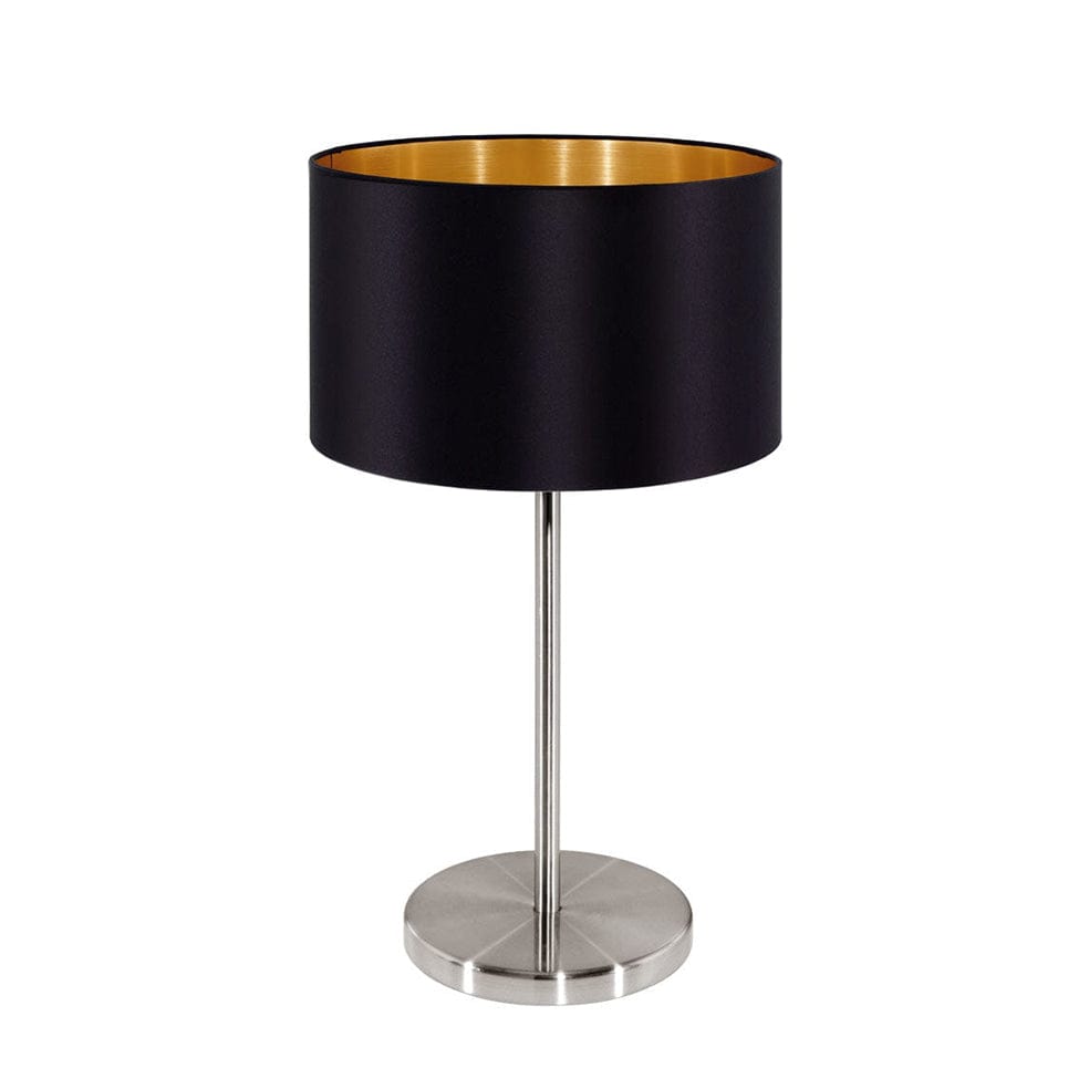 The Lighting Club table lamp Black & Gold Maserlo Table Lamp | Black & Gold or Taupe & Gold T367BG