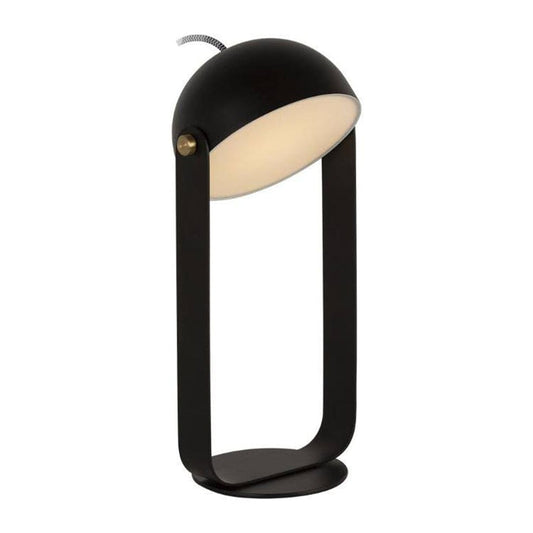 The Lighting Club Lamps Black Pickman Metal Table Lamp Black | White T375B 6007328398493