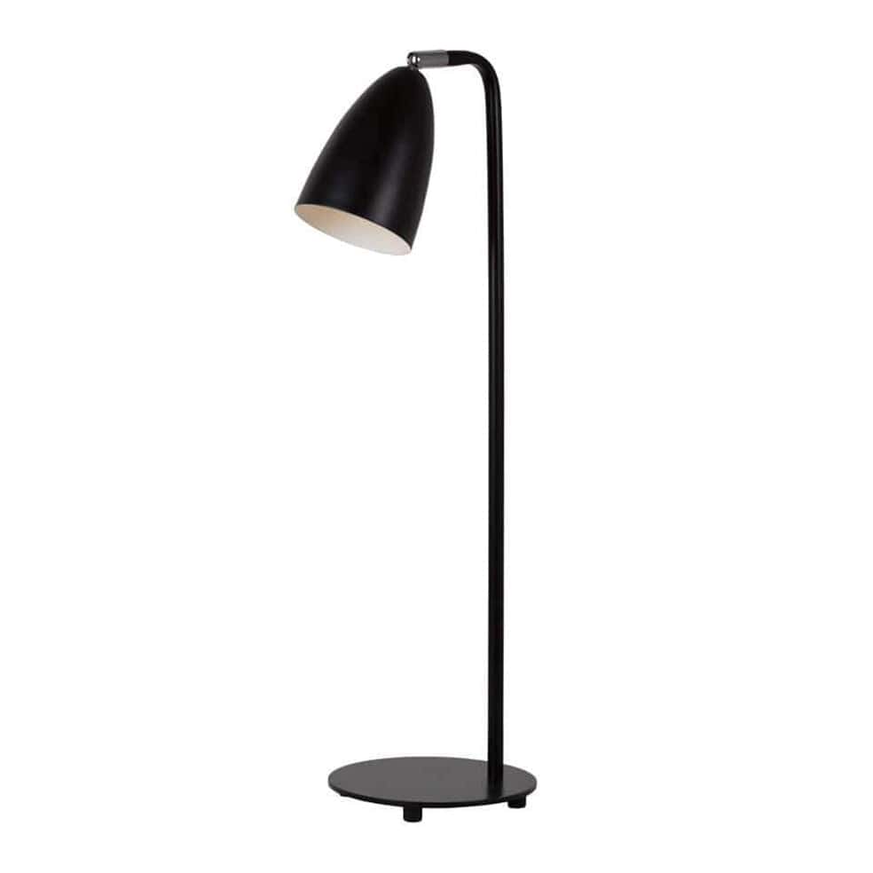 The Lighting Club Lamps Black Lexi Metal Table Lamp Black | White T549B 6007328387053