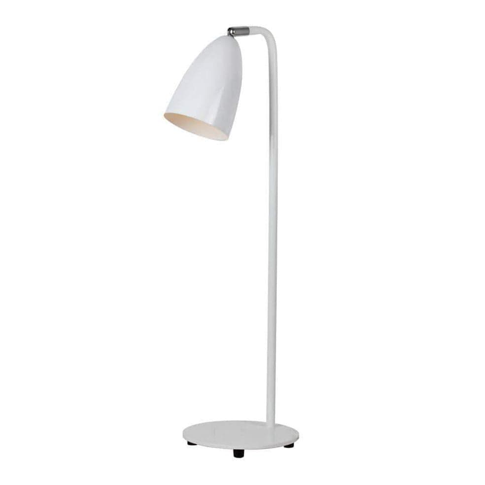 The Lighting Club Lamps White Lexi Metal Table Lamp Black | White T549W 633710851336