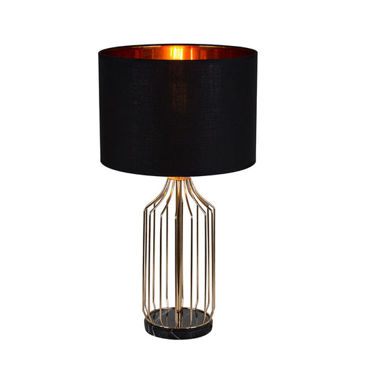 The Lighting Club Table Lamp Sinatra Metal Table Lamp Black and Brass T557 6007328387626