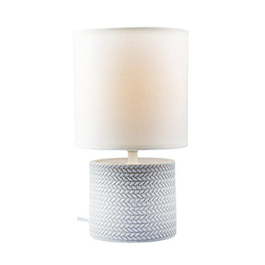 The Lighting Club table lamp Grey Valencia Ceramic Table Lamp Grey | White T647GY 6009551806677