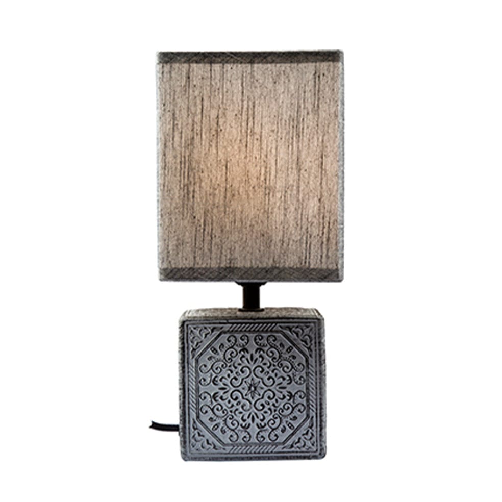 The Lighting Club table lamp Black Maderia Ceramic Table Lamp White | Black T648B 6009551806691