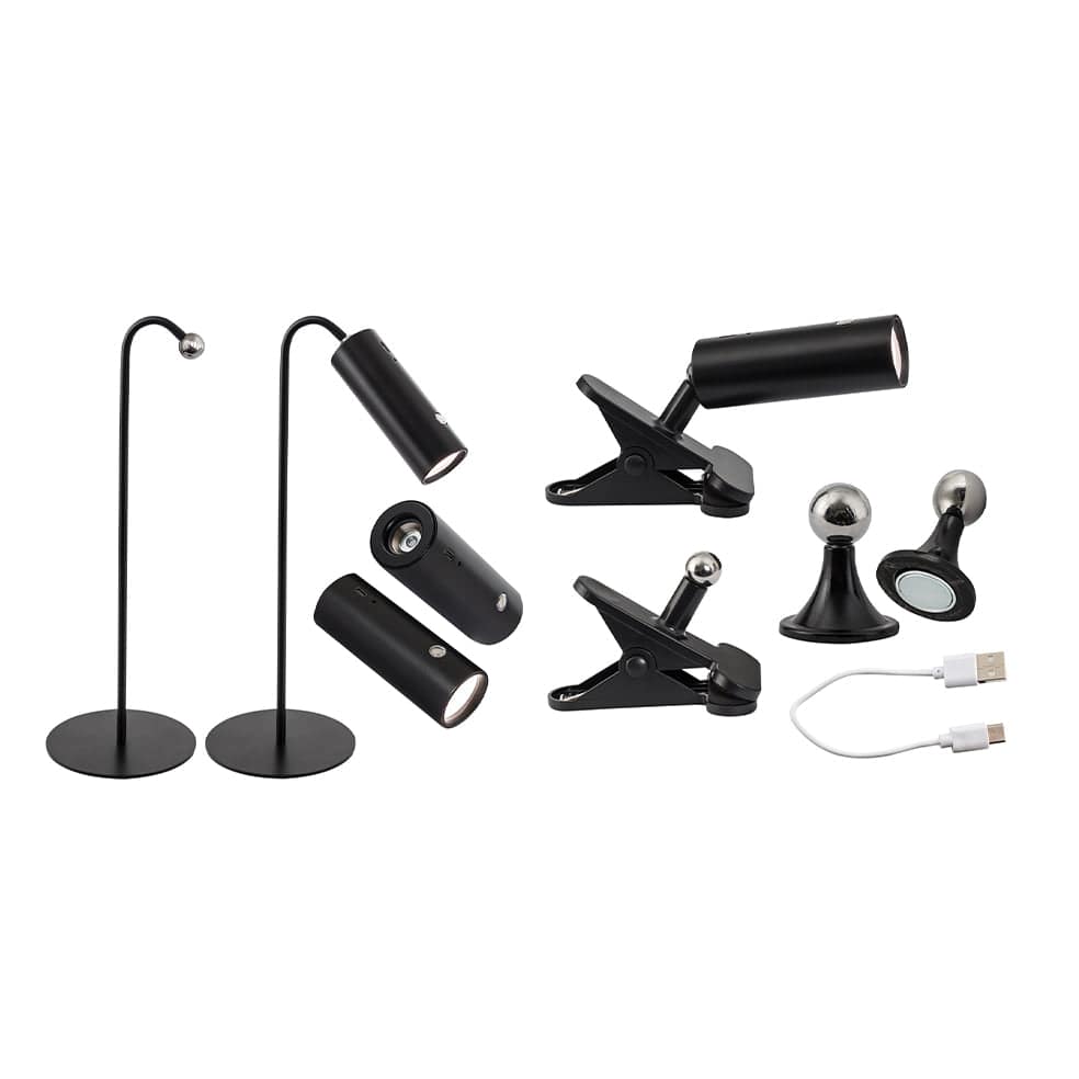 The Lighting Club table lamp Black Multifunctional Rechargeable Table Lamp | Black or White TL003 BLACK 6007226028713