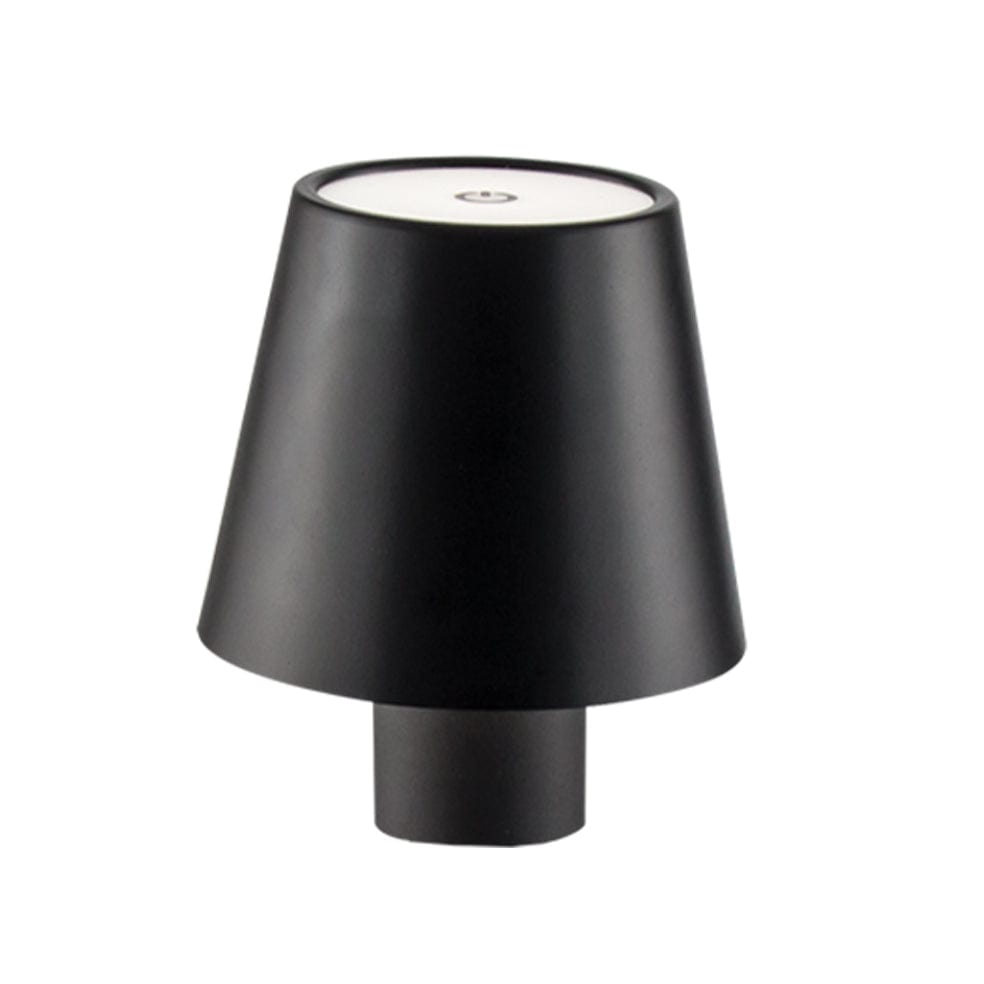 The Lighting Club Lighting Black Corky Rechargeable LED Metal Lamp Black | White TL038 BLACK 6007226027778