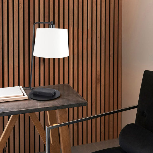 The Lighting Club table lamp Micasa Table Lamp | Black and White TL662