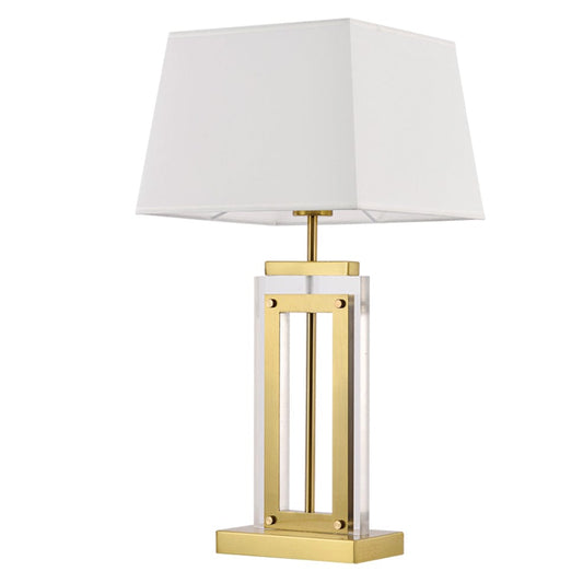 The Lighting Club table lamp Cindy Metal and Acrylic Table Lamp TL691 BEIGE 6007226084542