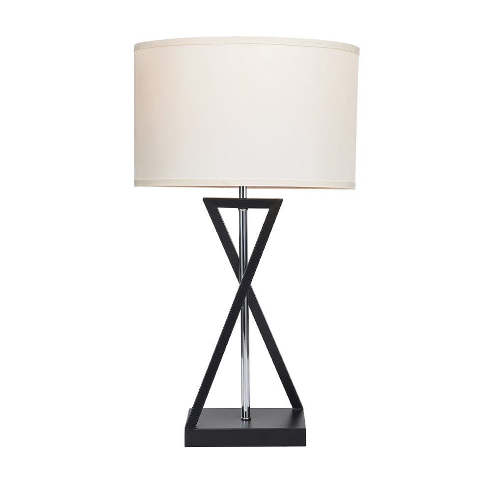 The Lighting Club table lamp Berholt Table Lamp | Black, Beige and Chrome TL695 BLACK 6007226084856