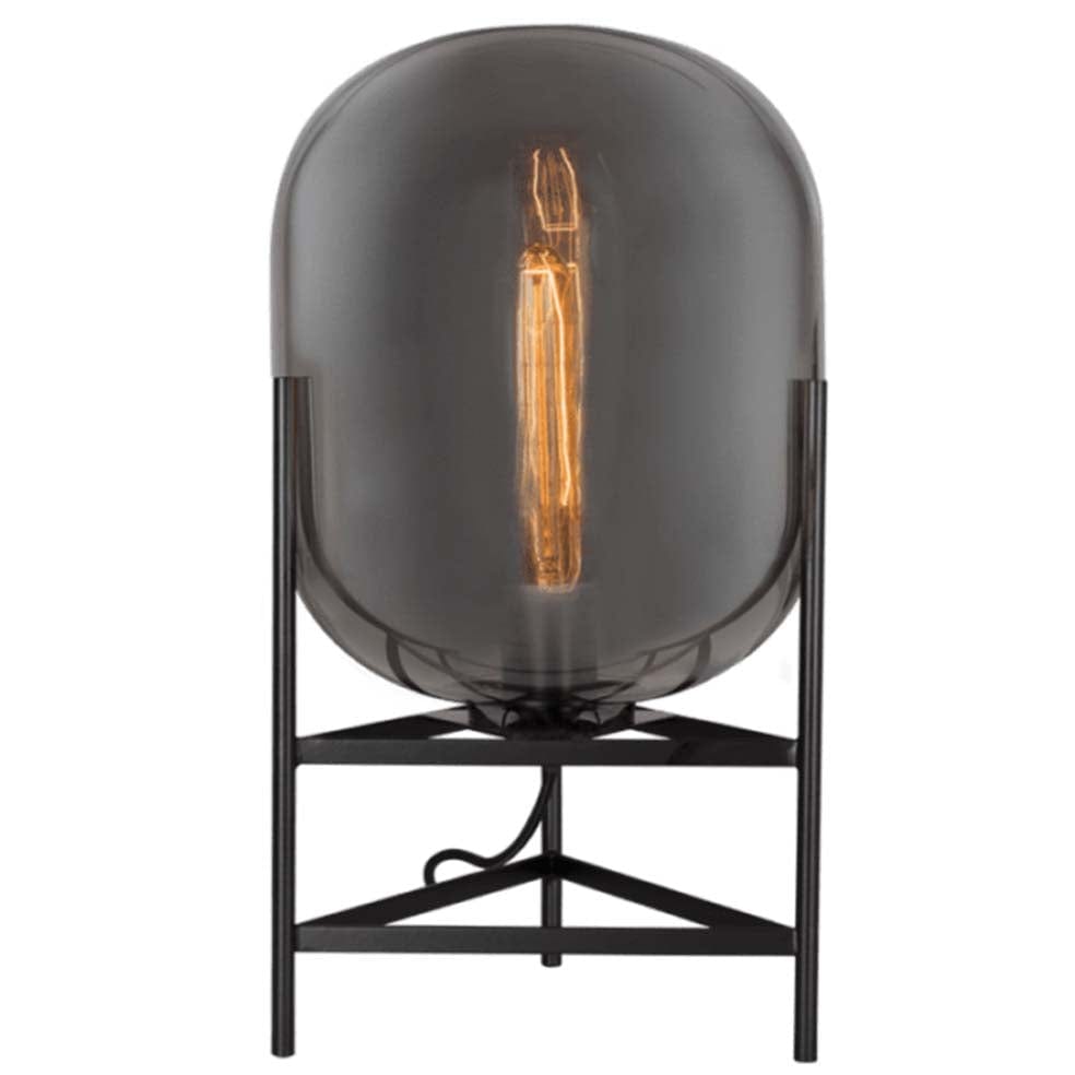 The Lighting Club Lamps Oracle Table Lamp Metal with Smokey Glass TL818 SMOKE 6007226071740