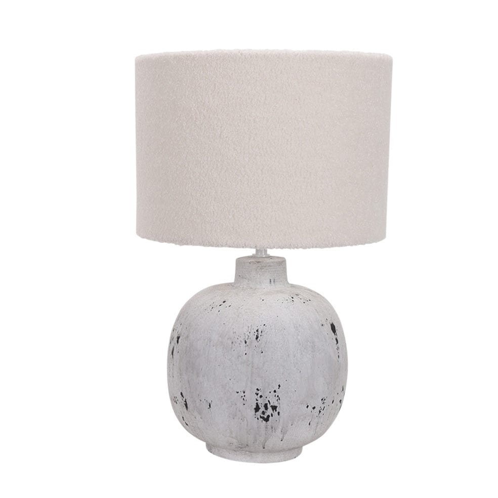 The Lighting Club Table Lamp Inra Ceramic Table Lamp Grey TL829 GREY STONE 6007226086898