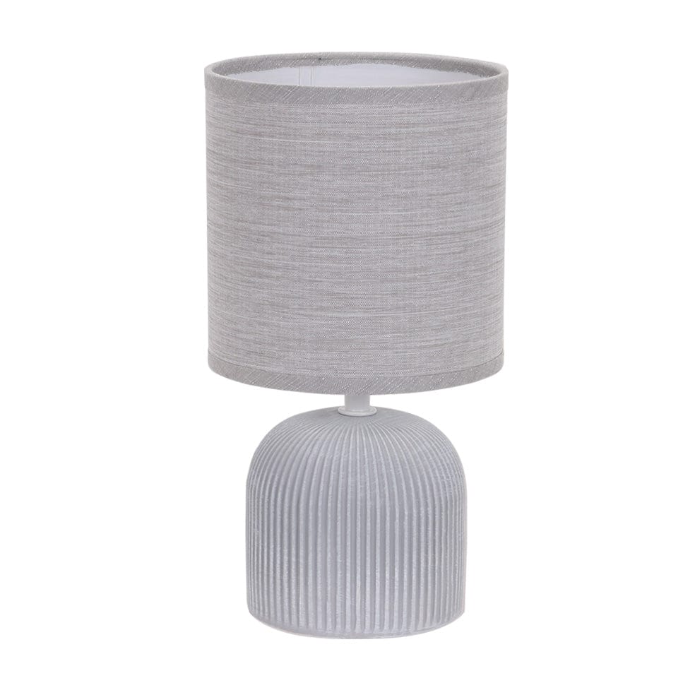 The Lighting Club Table Lamp Grey Solan Ceramic Table Lamp Beige | Grey | Brown TL831 GREY 6007226086911