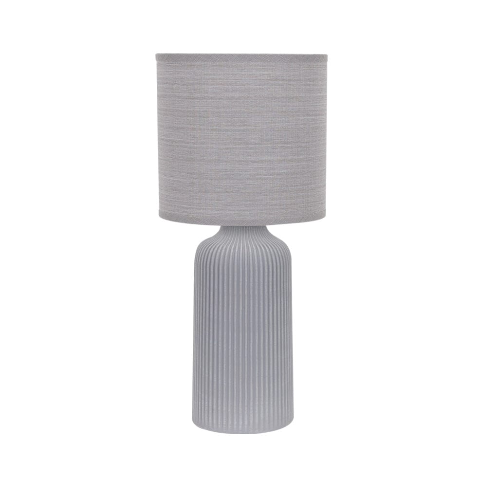 The Lighting Club Table Lamp Grey Eilina Ceramic Table Lamp Grey | Brown TL838 GREY 6007226086980
