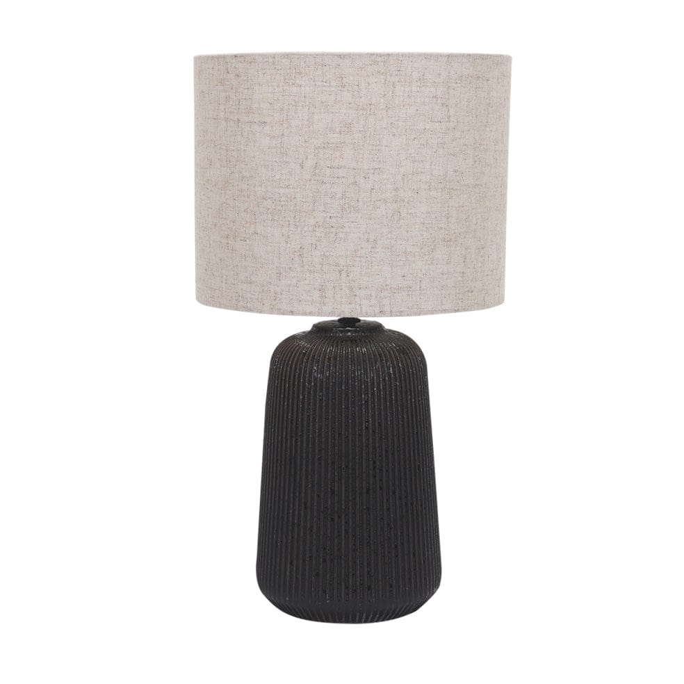 The Lighting Club Table Lamp Hayley Ceramic Table Lamp Black TL839 BLACK 6007226086997