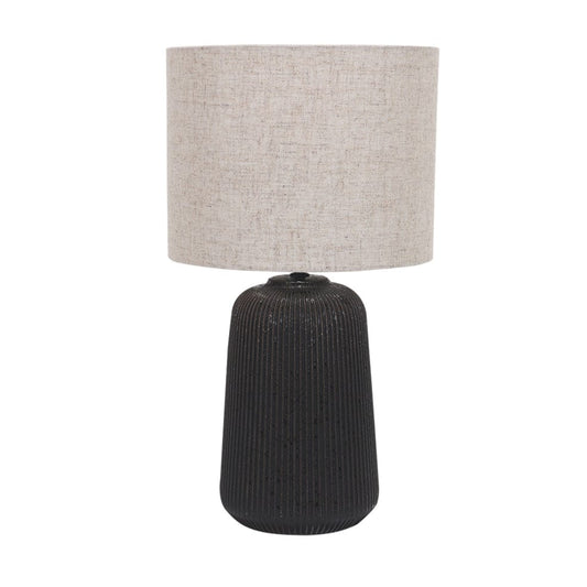 The Lighting Club Table Lamp Hayley Ceramic Table Lamp Black TL839 BLACK 6007226086997