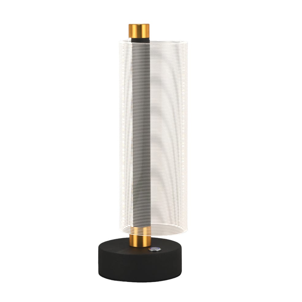 The Lighting Club Table Lamp Tellos Metal and Acrylic LED Table Lamp Black TL844 BLACK 6007226087451