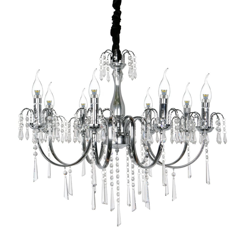 The Lighting Club Chandelier Romanov 8 Light Crystal Chandelier V-KLCH-8816/8
