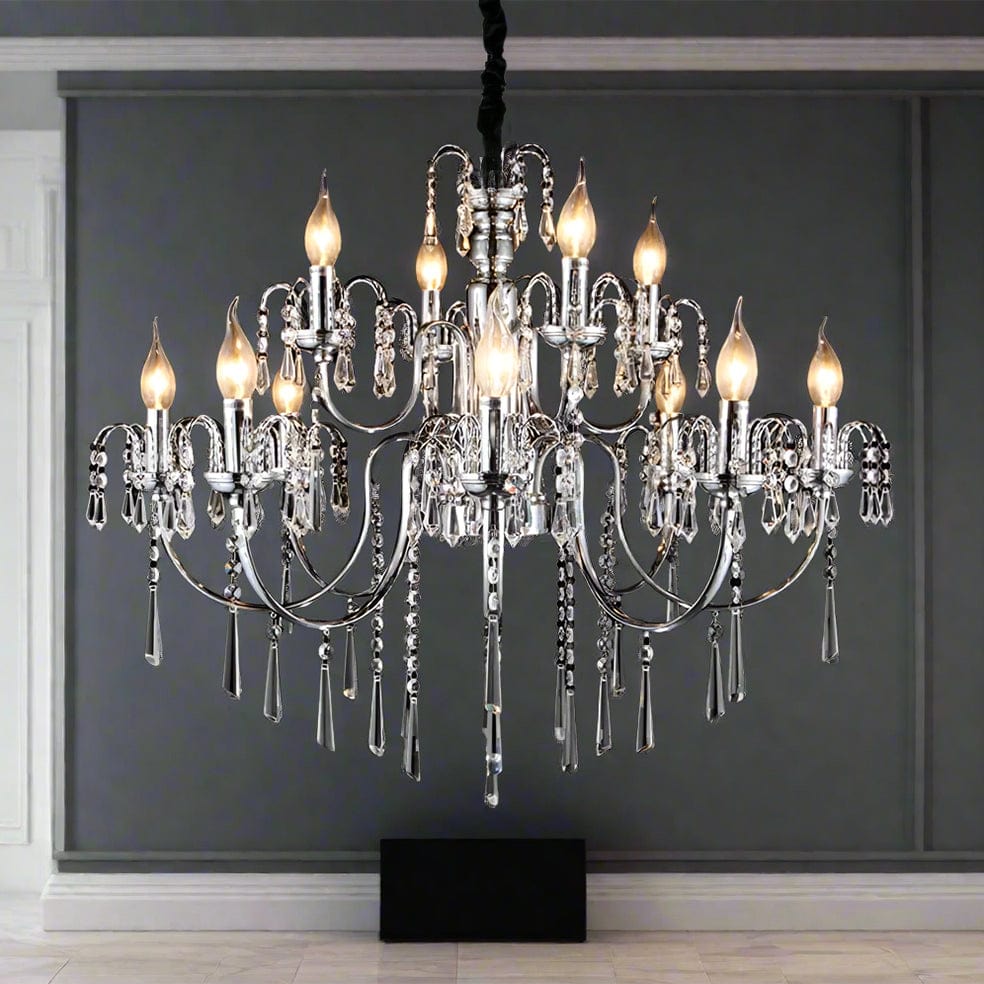 The Lighting Club Chandelier Romanov 12 Light Crystal Chandelier V-KLCH-8816/8+4