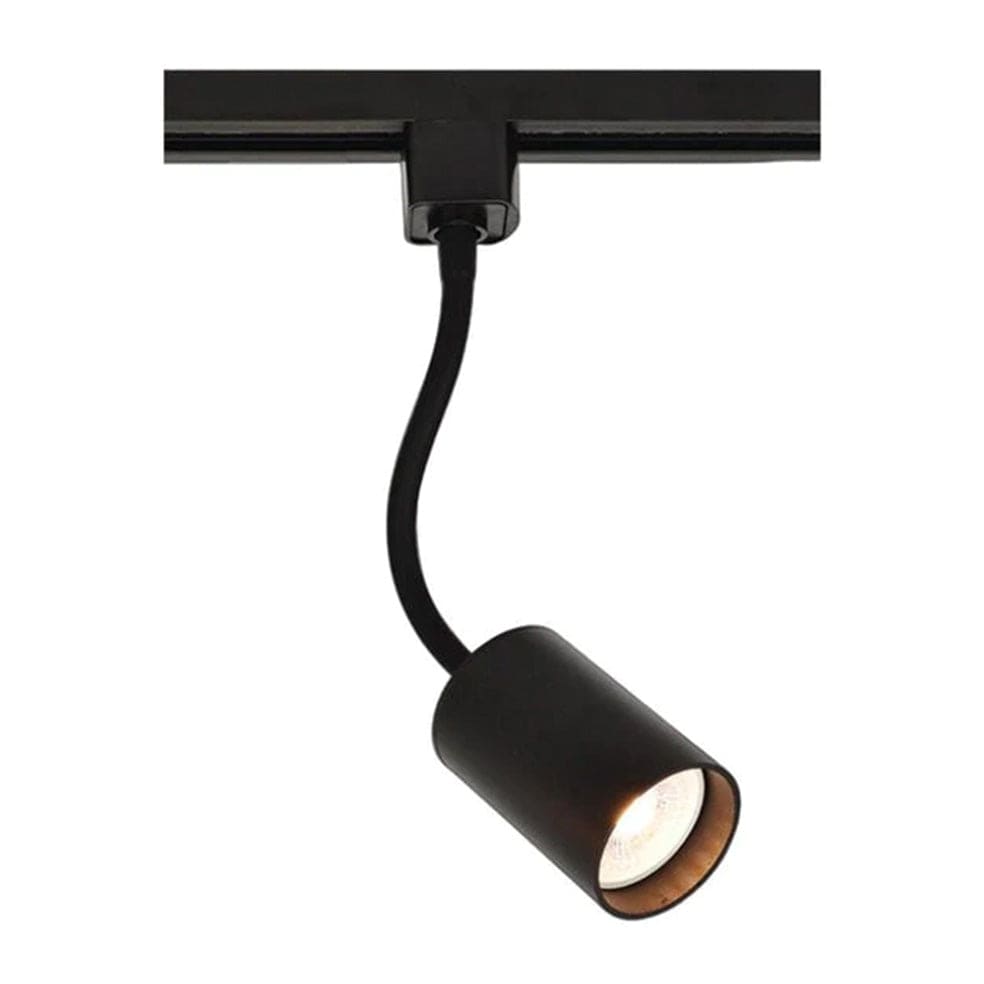 The Lighting Club Spotlight Black Goose Neck Spot Light 3 Wire Track Black | White VR-KLS-130/BL