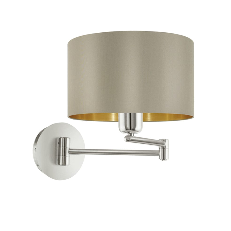 The Lighting Club Wall light Maserlo Metal Swing Arm Wall Light W301TG 9002759950552